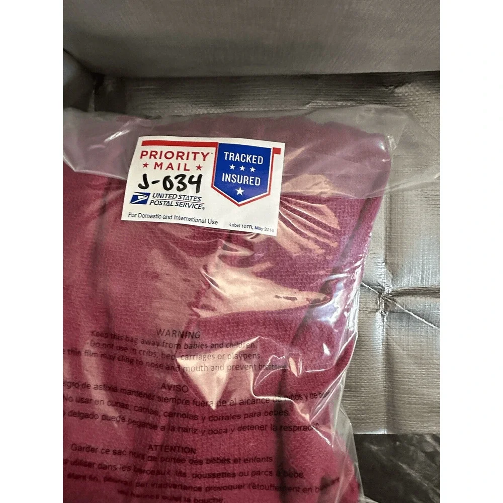 Free People Puff Sleeve Terry cloth‎ Magenta Long Sleeve Top Woman’s Medium